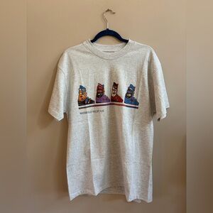 Vintage Single Stitch Hanes Heavyweight Waterville Valley NH Graphic T-Shirt Tee